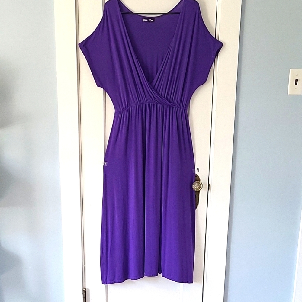 Purple Dress/Swimsuit Cover